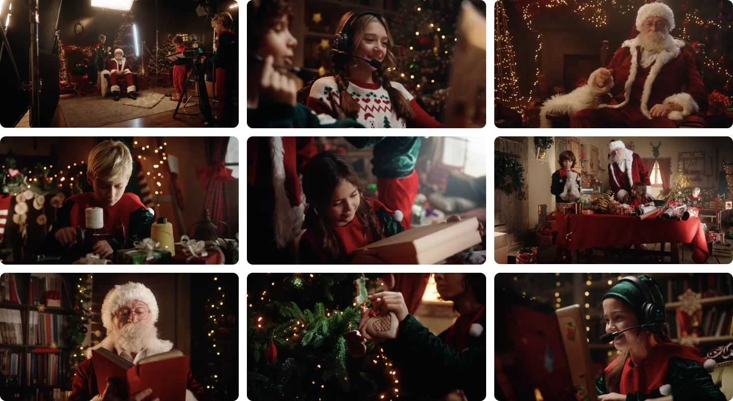 Happy Santa team showcase